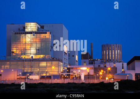 Inghilterra, Kent, Dungeness, Dungeness Nuclear Power Station Foto Stock