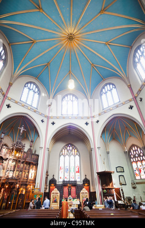 Inghilterra, Londra, Fleet Street, St.Dunstan-in-the-ovest della chiesa Foto Stock