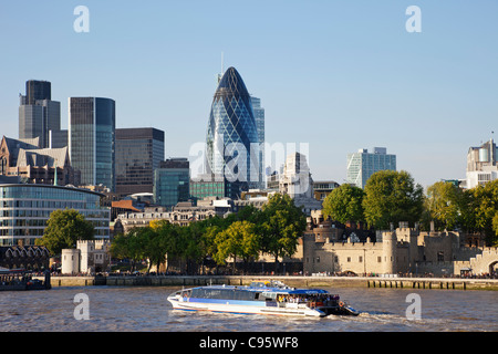 Inghilterra, Londra City of London Business Area Skyline Foto Stock