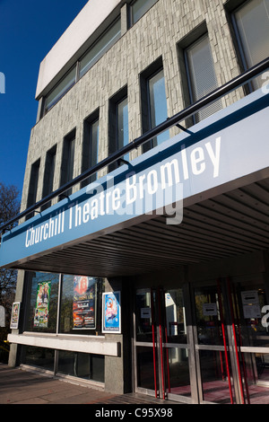 Churchill Theatre, Bromley, Kent, Regno Unito Foto Stock