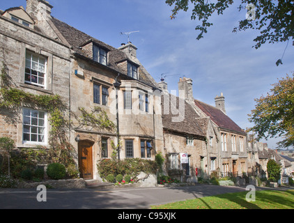 Cotswold case di pietra a Burford, Oxfordshire, Inghilterra Foto Stock