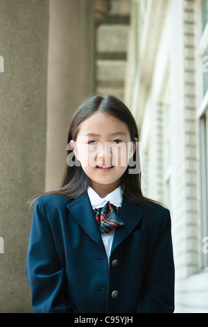 Asian schoolgirl Foto Stock