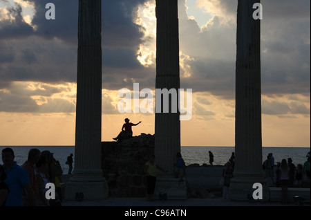 Teatro Apollo di lato, Turchia Foto Stock