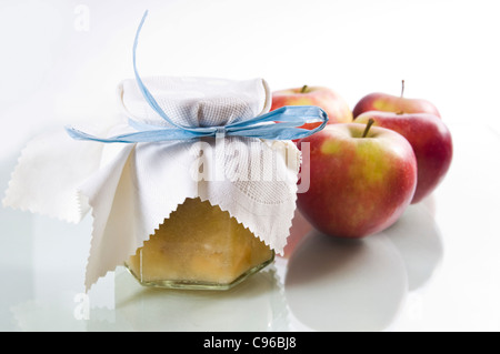 mele cotte Foto Stock