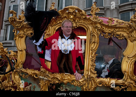 Città di Londra del primo sindaco sindaco show sfilata Foto Stock