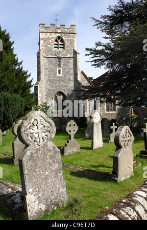 Shiplake chiesa e cimitero Sud Oxfordshire Foto Stock