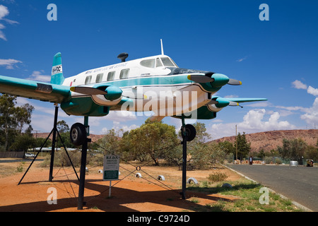 Royal Flying Doctor Service presentano a Alice Springs Aviation Museum. Alice Springs, Northern Territory, Austtralia Foto Stock