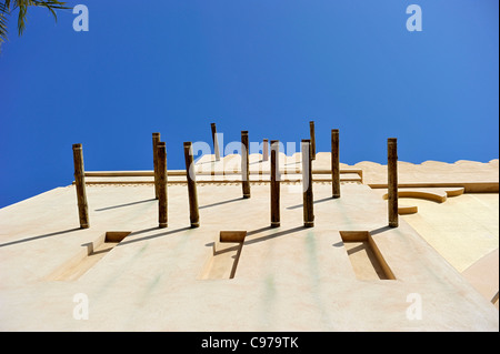 Torri del vento del Souk Madinat, Jumeirah, Dubai, Emirati Arabi Uniti, Medio Oriente Foto Stock