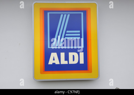 Logo del negozio ALDI Foto Stock