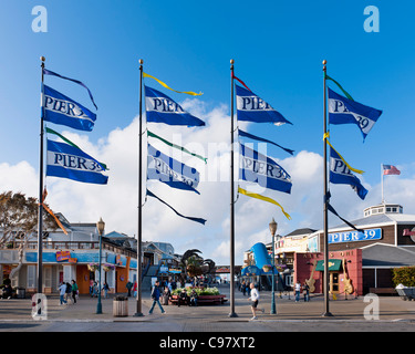 Pier 39, San Francisco Foto Stock