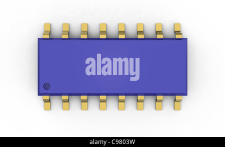 Circuito IC chip micro Foto Stock