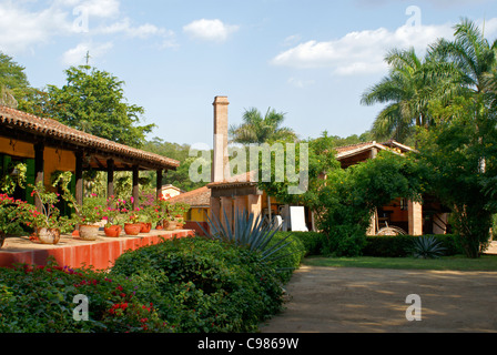 Il Los Osuna.agave blu spiriti stabilimento vicino Mazatlan, Sinaloa, Messico Foto Stock