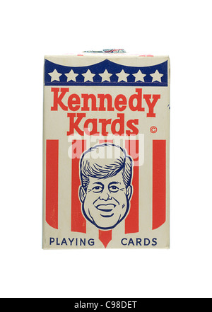 Scatola di Kennedy Kards carte da gioco Foto Stock