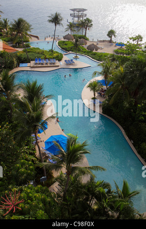 Curao,Antille olandesi Leeward Lesser,Isole ABC,Olandese,Piscadera Bay Water,Hilton Curao,hotel hotels housing inn motel motel,resort,Global c Foto Stock