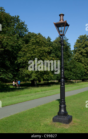 Per chi ama fare jogging nel Phoenix Park di Dublino, Irlanda Foto Stock