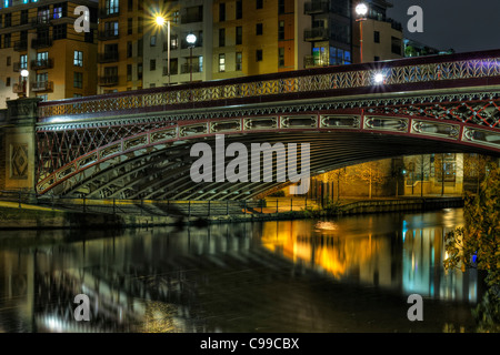 Crown Point Bridge in Leeds Foto Stock