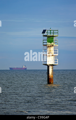 La boa verde nel Mar Baltico. Foto Stock