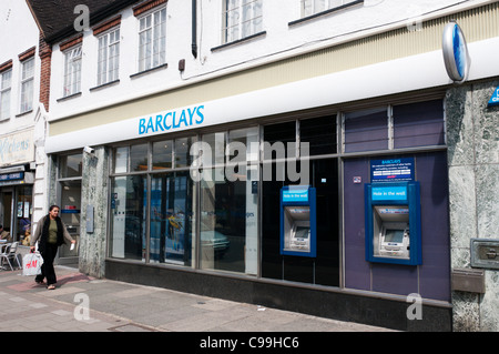 Un ramo di Barclays Bank in Sud Inghilterra Foto Stock