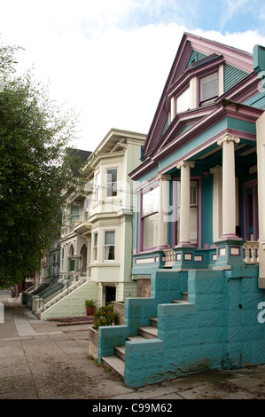 San Francisco Haight Ashbury California USA Stati Uniti Foto Stock