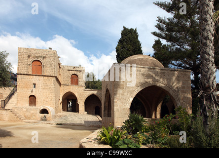 Agia Napa monastero del XV secolo il monastero veneziano e la tomba del suo fondatore donna Foto Stock