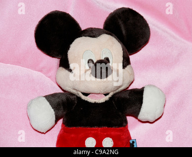 Walt Disney personaggio di Mickey Mouse doll Foto Stock