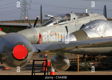 Gloster Meteor, la English Electric Canberra e il Blackburn Buccaneer era un British low-level subsonici strike aircraft. Foto Stock