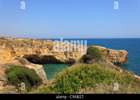 Costa portoghese (Algarve) Foto Stock