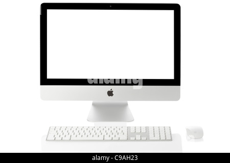 Apple iMac 21' computer desktop Foto Stock