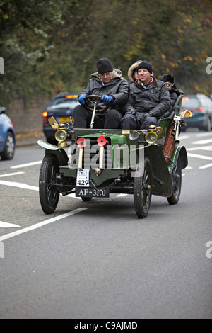 1904 stella nel 2011 Londra Brighton Veteran car run Foto Stock