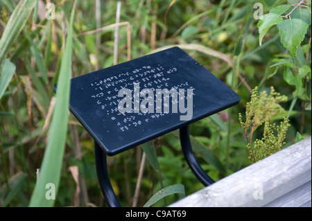 Brail segno a barton ampia passeggiata norfolk Foto Stock