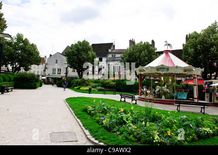 Beaune è situato nel cuore della Strada del Vino (noto anche come Borgogna "Champs Elysées"), accanto a numerosi villaggi.Francia Foto Stock