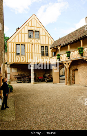 Beaune è situato nel cuore della Strada del Vino (noto anche come Borgogna "Champs Elysées"), accanto a numerosi villaggi.Francia Foto Stock