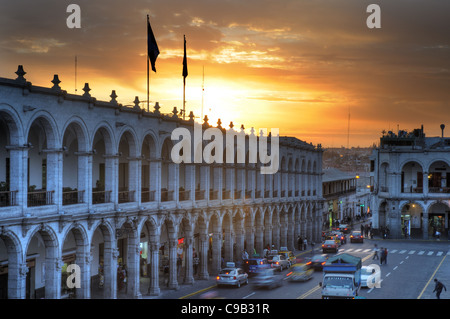 Plaza de Armas di Arequipa Perù Foto Stock