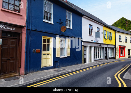 Pittoresca stradina a Kinsale, County Cork, Repubblica di Irlanda Foto Stock