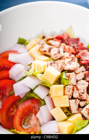 Classico fresca insalata caesar ,pasto sano ,più cibo delizioso sul portafoglio Foto Stock