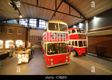 L'Ulster Folk and Transport Museum si trova in Cultra, Irlanda del Nord, circa 11 chilometri (6,8 mi) da Belfast Foto Stock