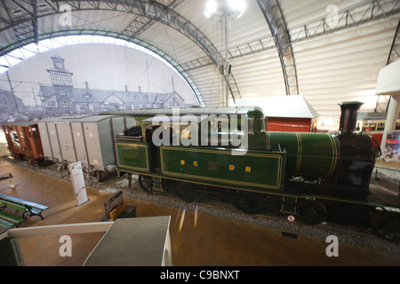 L'Ulster Folk and Transport Museum si trova in Cultra, Irlanda del Nord, circa 11 chilometri (6,8 mi) da Belfast Foto Stock