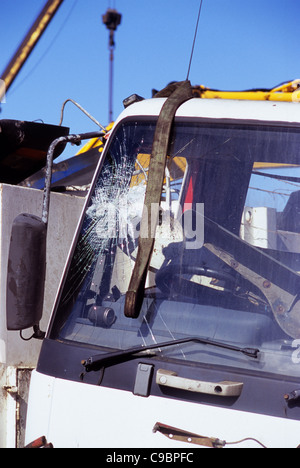 I rottami di autocarri e veicoli a scrapyard regno unito Foto Stock