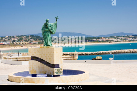 Statua di São Gonçalo de Lagos, Lagos, Algarve, PORTOGALLO Foto Stock