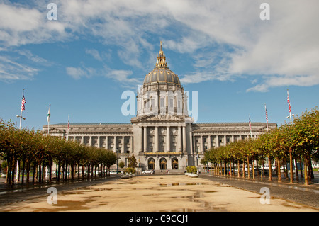 Municipio Civic Center San Francisco California USA American Stati Uniti d'America Foto Stock