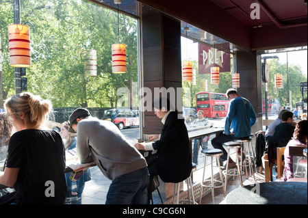 Pret a Manger, London, England, Regno Unito Foto Stock