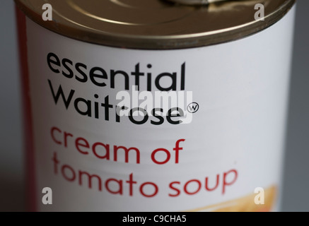 Waitrose crema di pomodoro Foto Stock