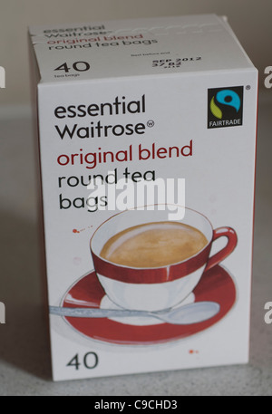 Waitrose bustine di tè Foto Stock