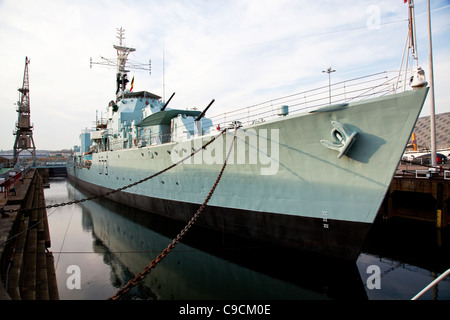 HMS Cavalier all'Historic Dockyard Chatham Foto Stock