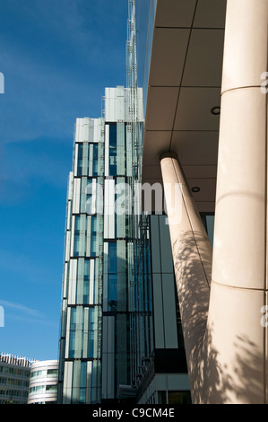 Hardman Street, Spinningfields, Manchester, Inghilterra, Regno Unito Foto Stock