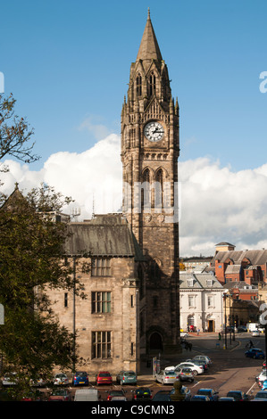 La torre del Municipio, Rochdale, Greater Manchester, Inghilterra, Regno Unito. Foto Stock