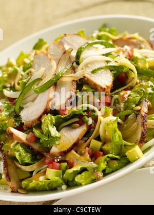 Insalata di pollo grigliato Foto Stock