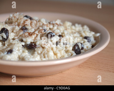 Budino di riso (tradizionale piatto tedesco) Foto Stock