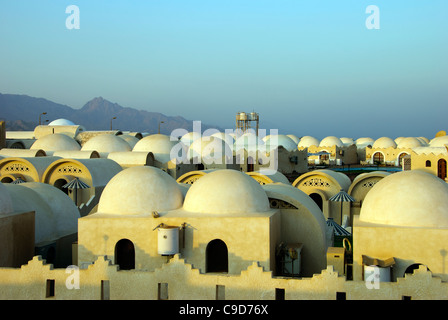 Tetti sferica di un resort - Dahab, Sinai, Egitto Foto Stock