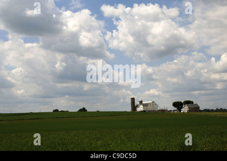 Comunità Amish. Lancaster County. Stati Uniti. Foto Stock